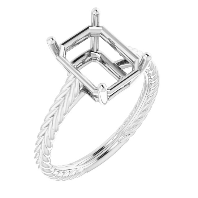 Rope Solitaire Ring