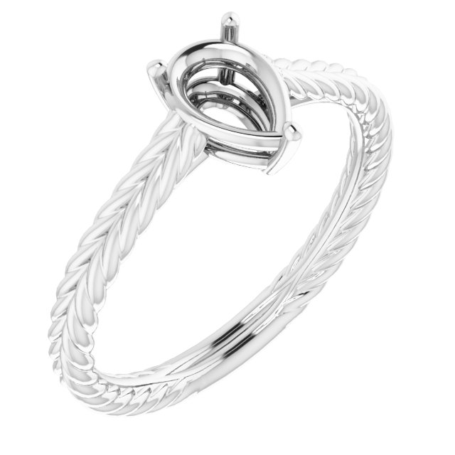 Rope Solitaire Ring