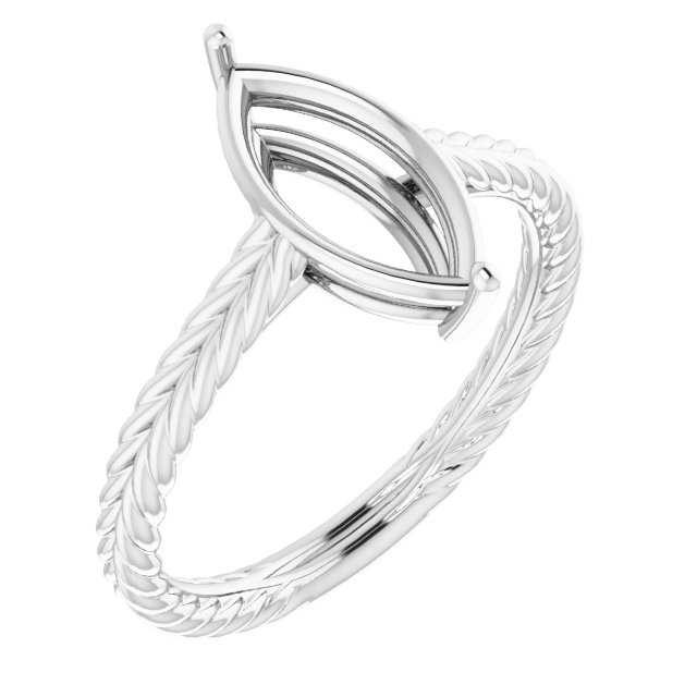Rope Solitaire Ring