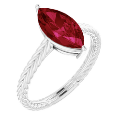 gemstone marquise ring