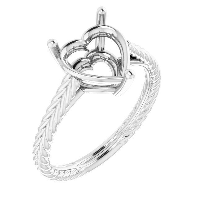 Rope Solitaire Ring
