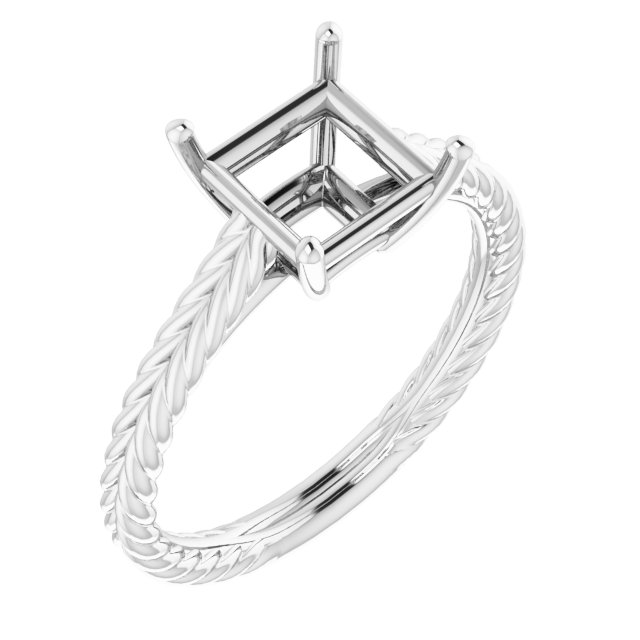 Rope Solitaire Ring
