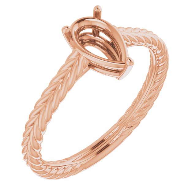 Rope Solitaire Ring