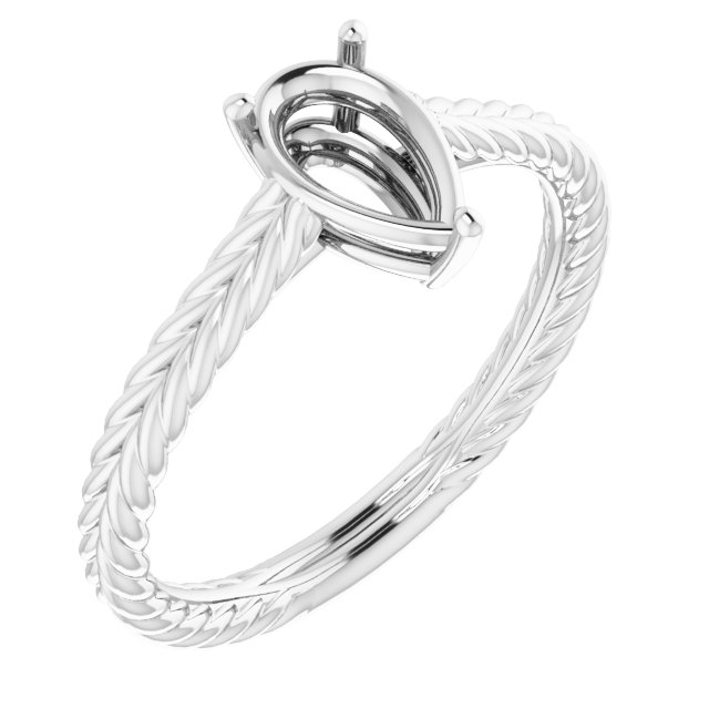 Rope Solitaire Ring