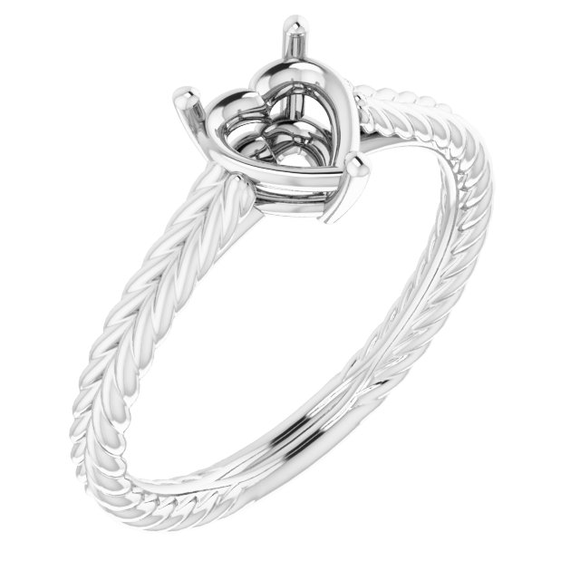 Rope Solitaire Ring