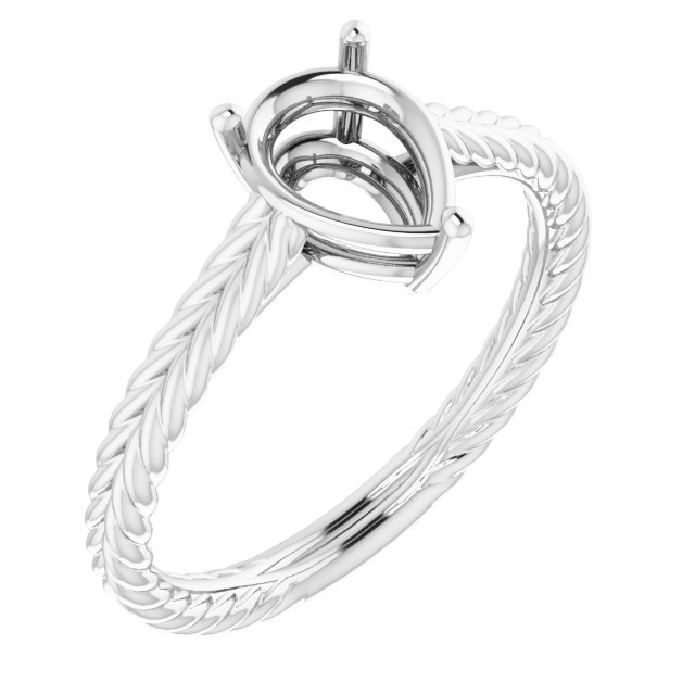 Rope Solitaire Ring