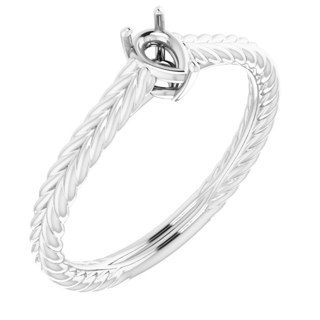 Rope Solitaire Ring