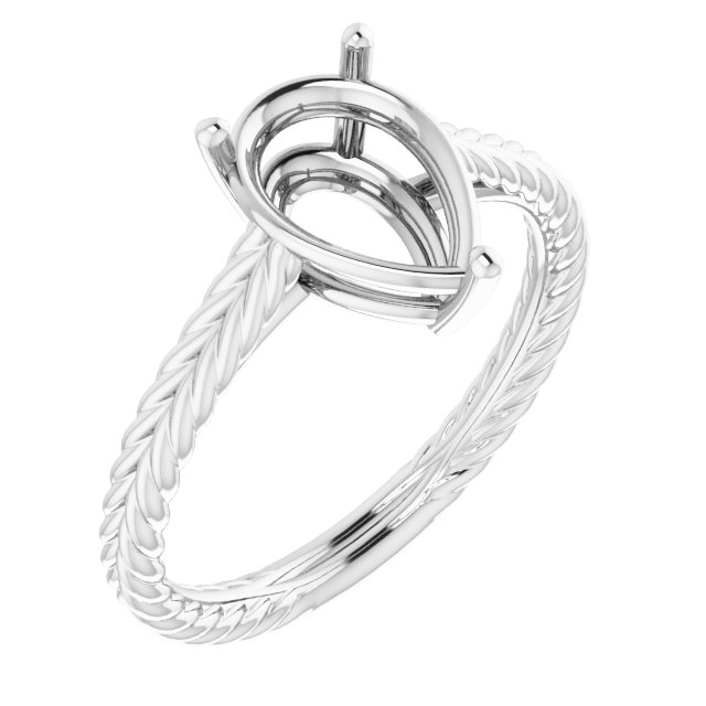 Rope Solitaire Ring