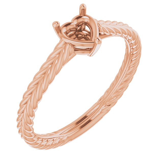 Rope Solitaire Ring