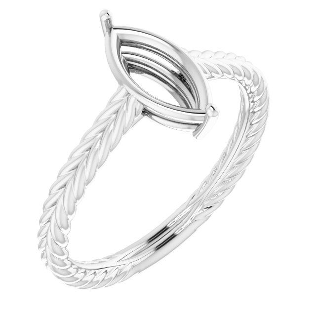 Rope Solitaire Ring