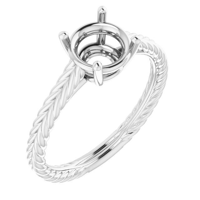 Rope Solitaire Ring