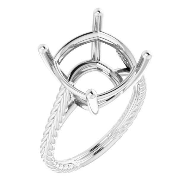 Rope Solitaire Ring