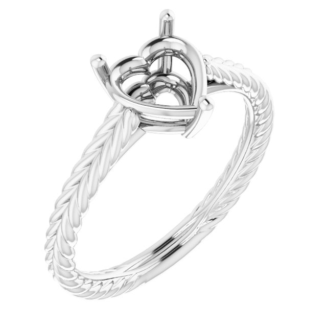 Rope Solitaire Ring
