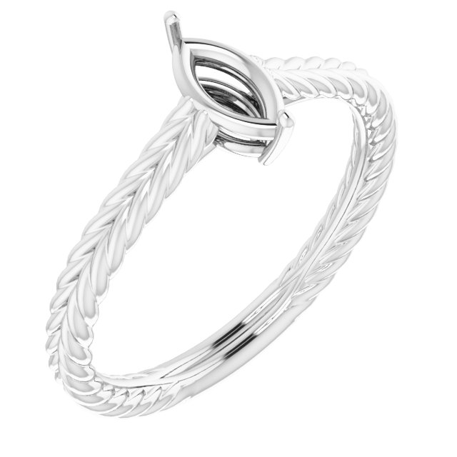 Rope Solitaire Ring