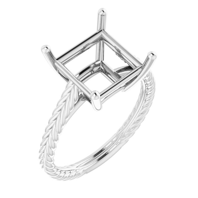 Rope Solitaire Ring