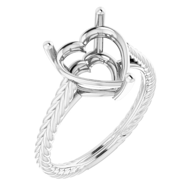 Rope Solitaire Ring