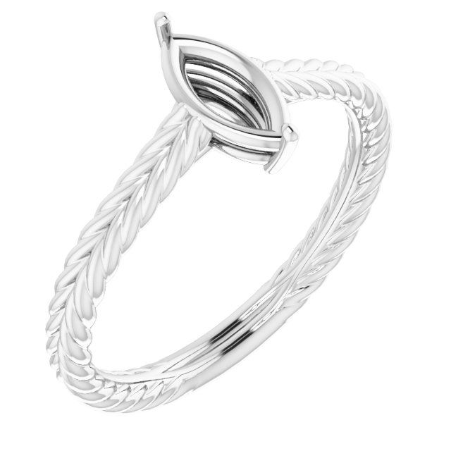 Rope Solitaire Ring