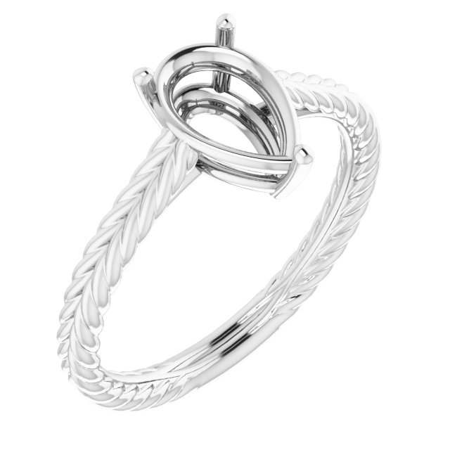 Rope Solitaire Ring