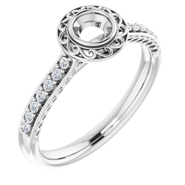 14k White Gold