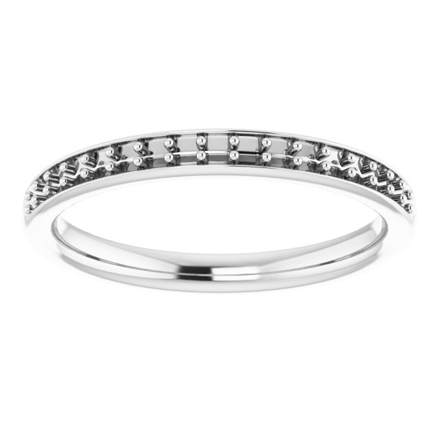 Band Mounting for 7x3.5 mm Marquise Ring view 3