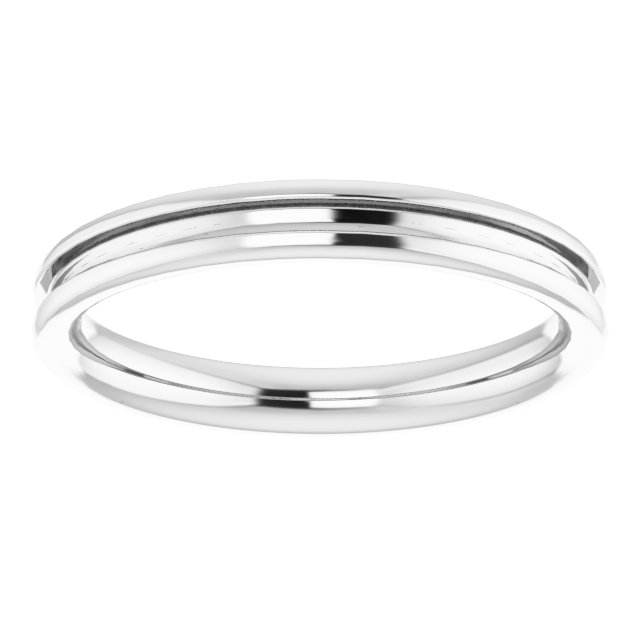 Band Mounting for 5 mm Square Ring view 3