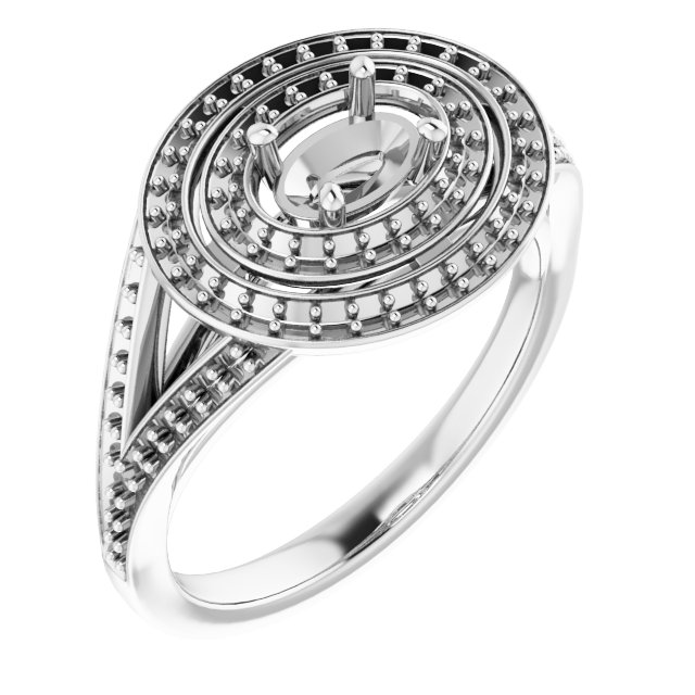 14k White Gold