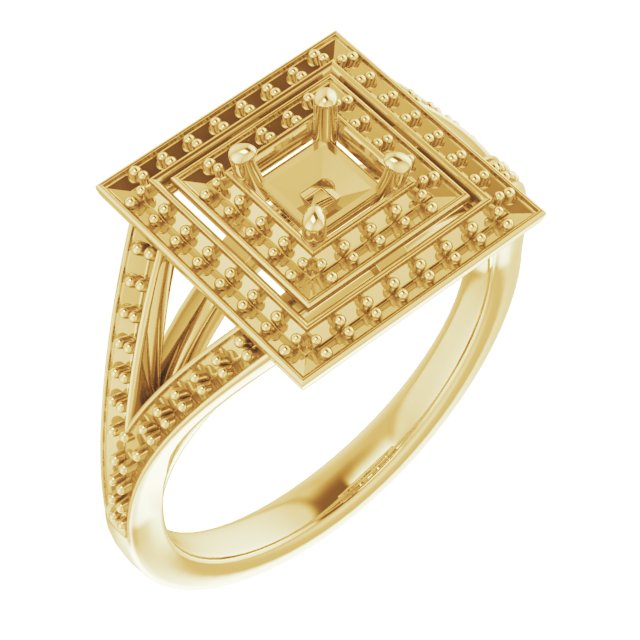 14k Yellow Gold