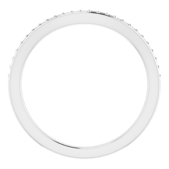 9 mm Square Wedding Band Mounting view 2