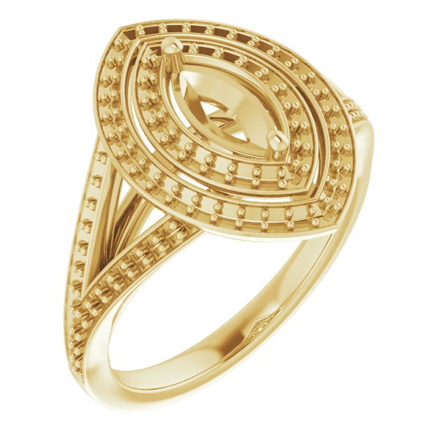 14k Yellow Gold