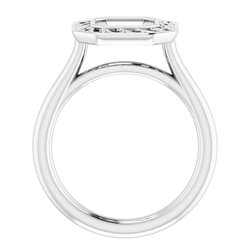 Bezel-Set Solitaire Ring