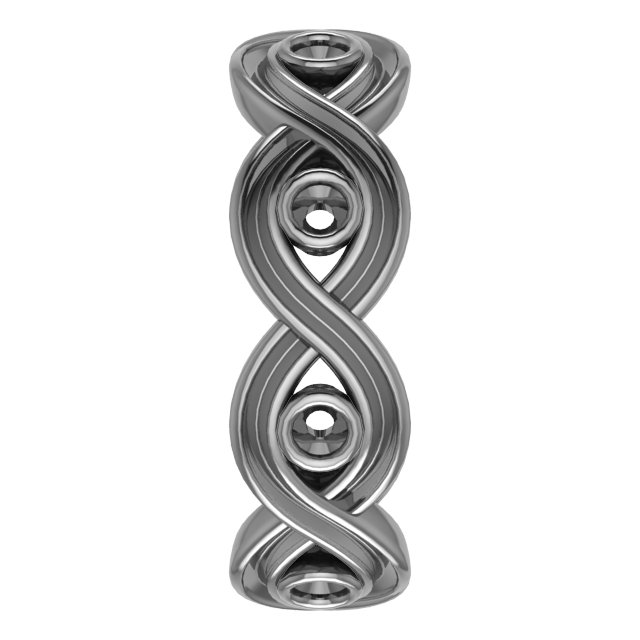 2.75 mm Round Eternity Band Mounting Size 8.5 view 4