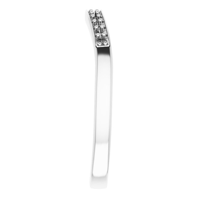 Band Mounting for 10x5 mm Marquise Ring view 4