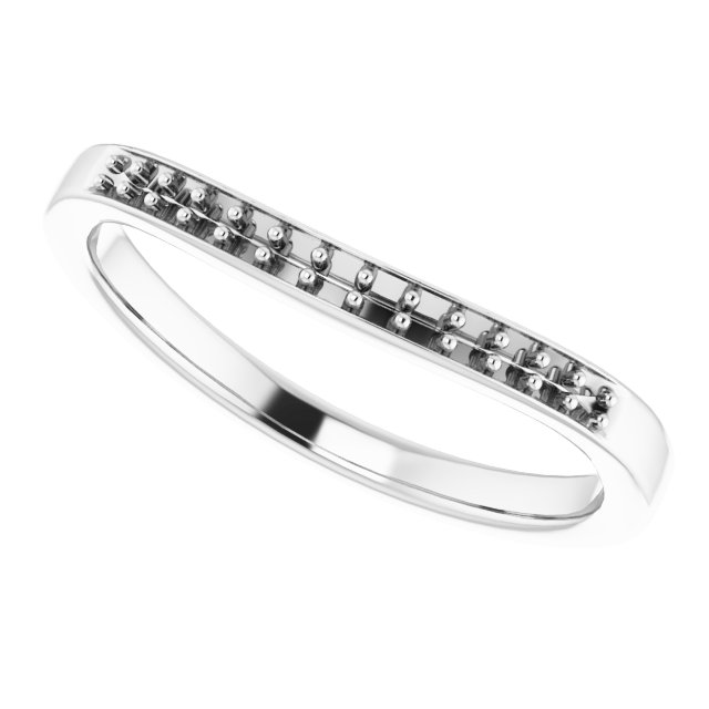 Band Mounting for 10x5 mm Marquise Ring view 5