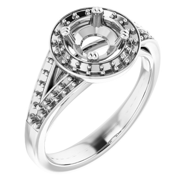 Halo-Style Engagement Ring