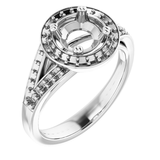 Halo-Style Engagement Ring