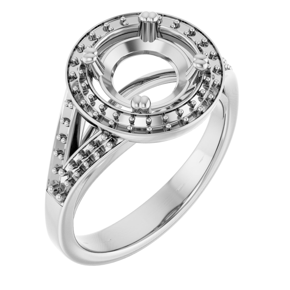 Halo-Style Engagement Ring