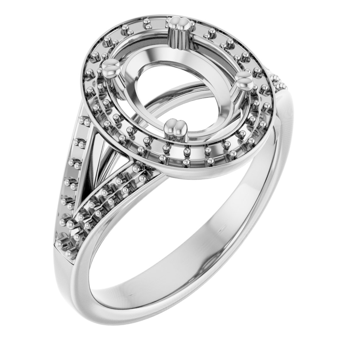 Halo-Style Engagement Ring