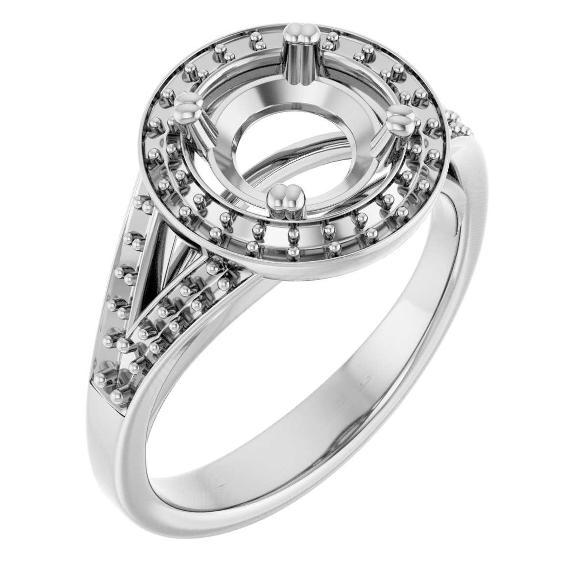 Halo-Style Engagement Ring
