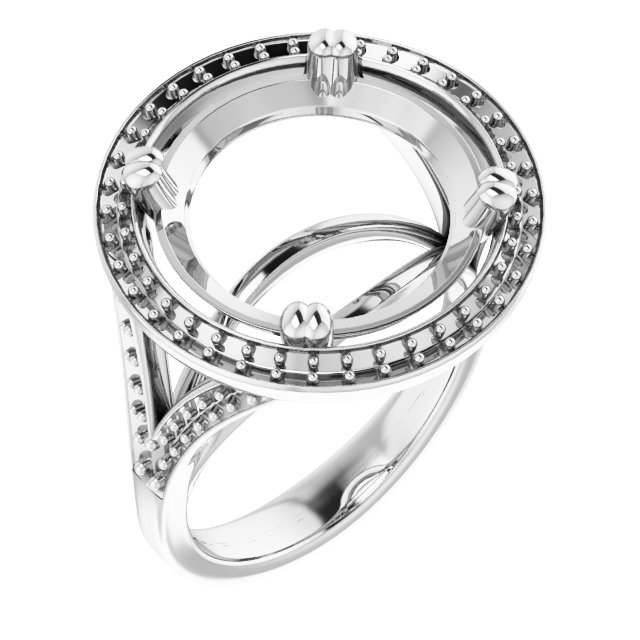 Halo-Style Engagement Ring