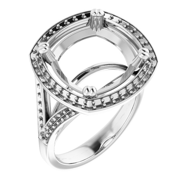 Halo-Style Engagement Ring
