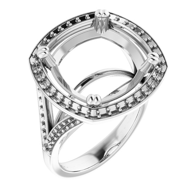 Halo-Style Engagement Ring