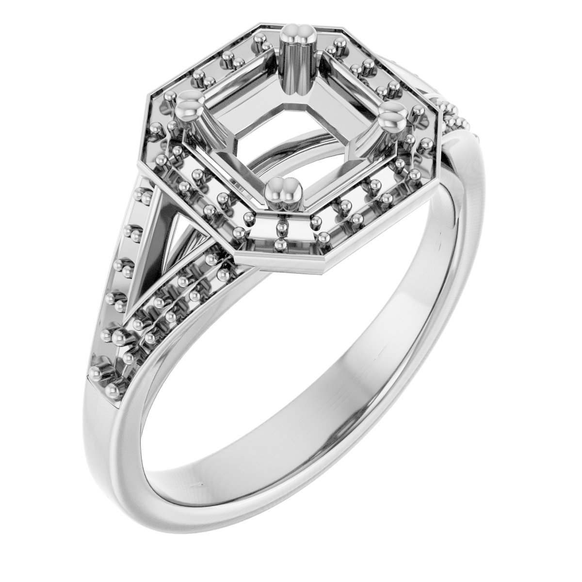 Halo-Style Engagement Ring