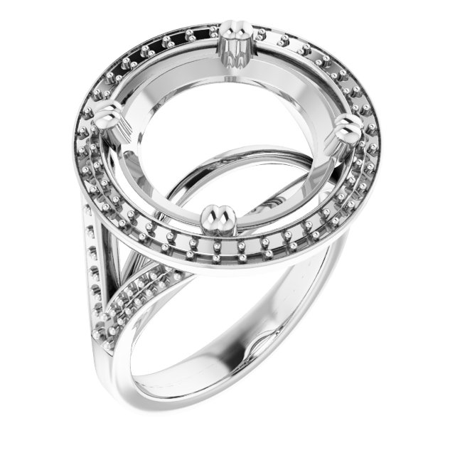 Halo-Style Engagement Ring