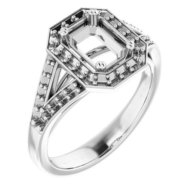Halo-Style Engagement Ring
