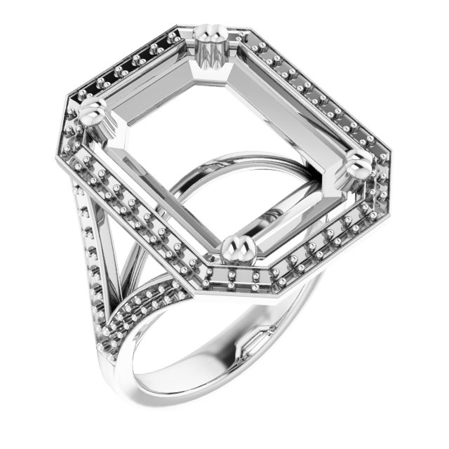 Halo-Style Engagement Ring