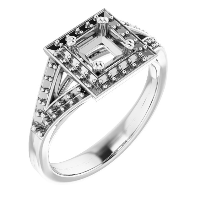 Halo-Style Engagement Ring