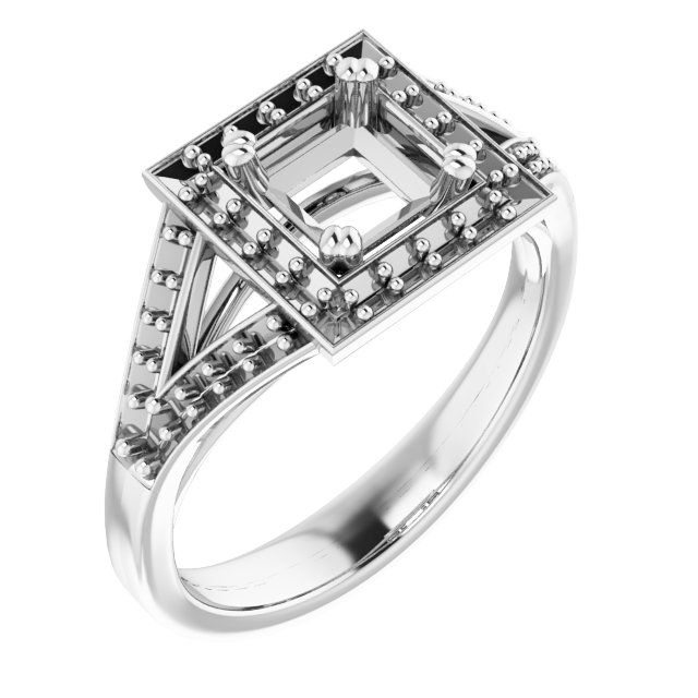Halo-Style Engagement Ring