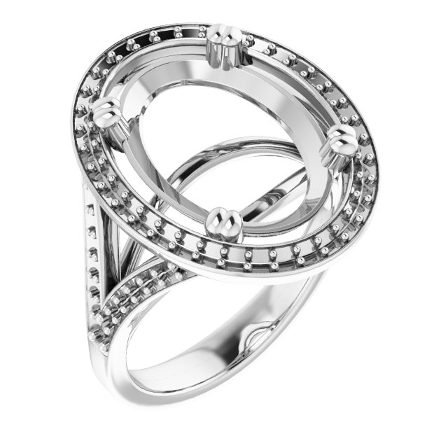 Halo-Style Engagement Ring