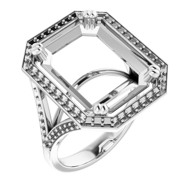 Halo-Style Engagement Ring