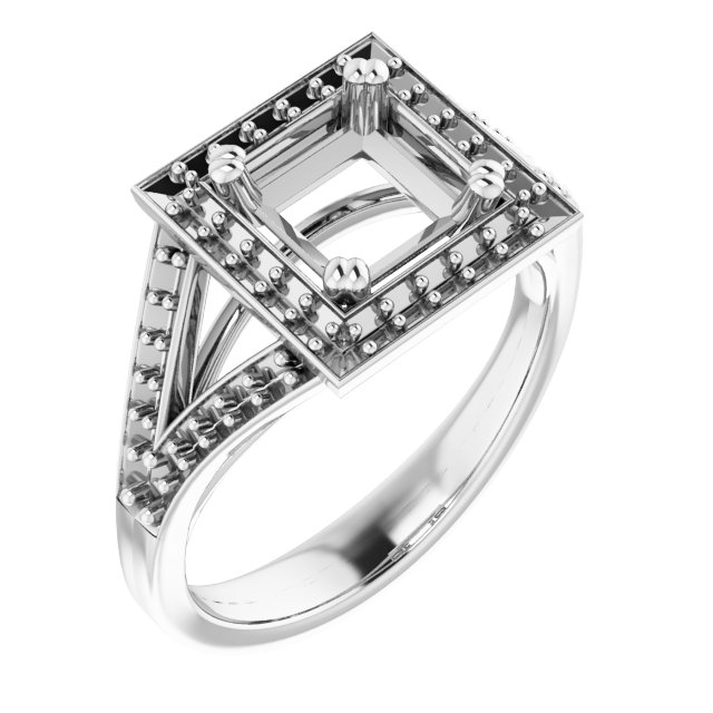 Halo-Style Engagement Ring